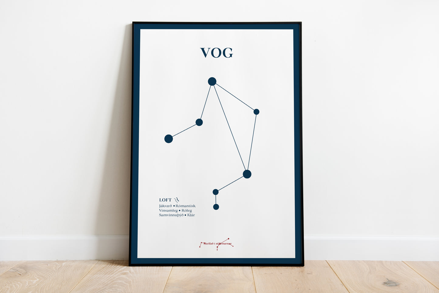 Stjörnuplakat 1 merki