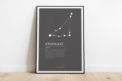 Stjörnuplakat 1 merki með útskýringu