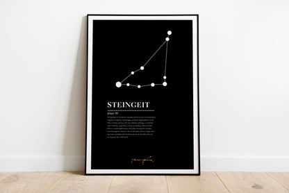 Stjörnuplakat 1 merki með útskýringu